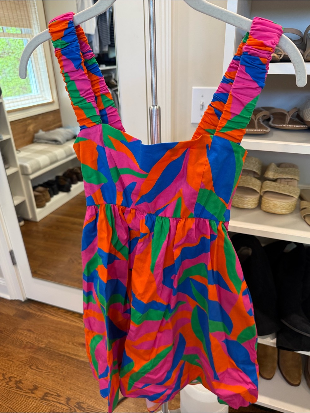 Show Me Your MuMu Bright Multicolor Abstract Mini Dress